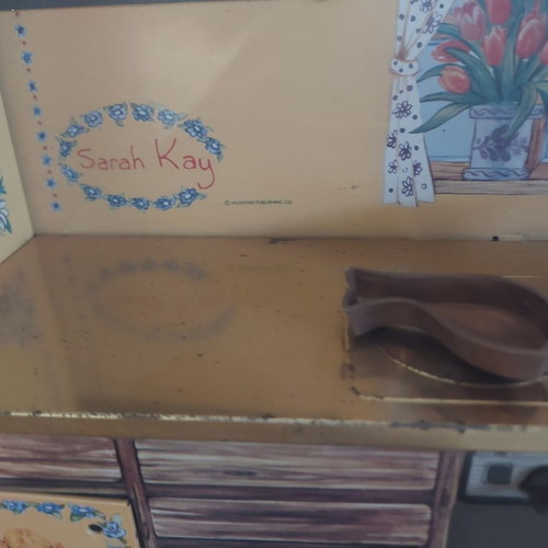 Sarah Kay Tin Kitchen 1970 used, rare