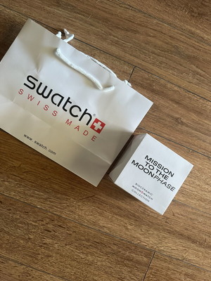 Omega x Swatch Bioceramic MoonSwatch Mission to the Moonphase White Edition new