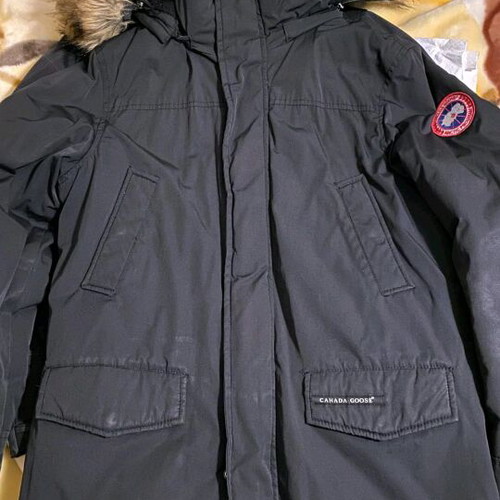 Men's jacket used, dark blue, size M