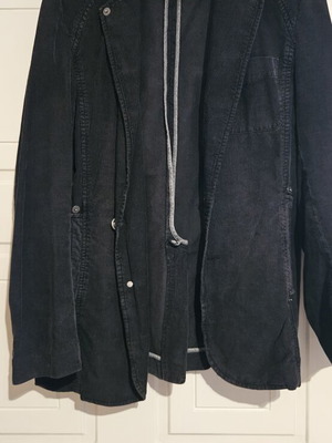 Guess corduroy jacket black/charcoal size Small like new