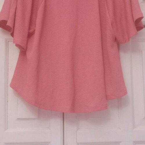 Airy blouse like new, orange, size M