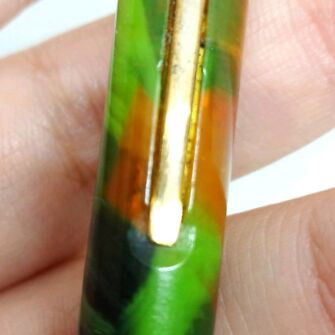 Vintage Combo Onward mechanical pencil and fountain pen used, 14kt gold nib