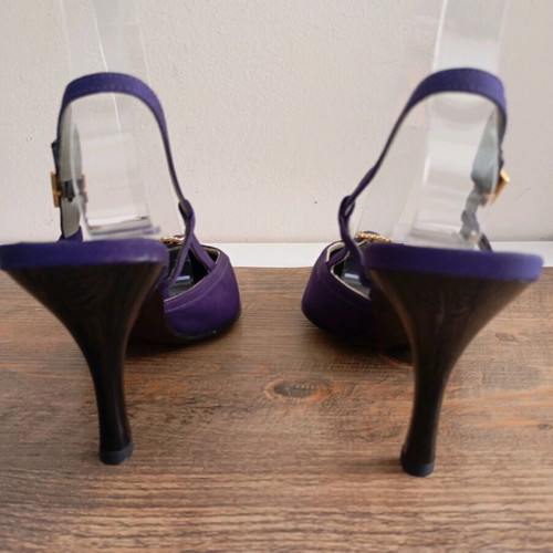 Haralas women's sandals like new, size 36, purple