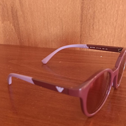 Emporio Armani Kids Sunglasses like new, burgundy acetate frame