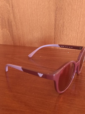 Emporio Armani Kids Sunglasses like new, burgundy acetate frame