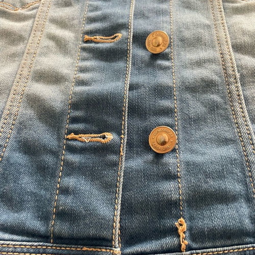 Girls denim wastcoat Zara like new, blue, age 9-10