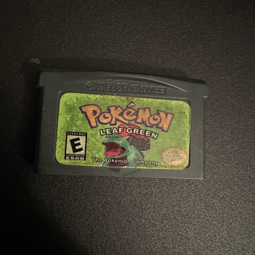 Pokémon Leaf Green game for Game Boy Advance used