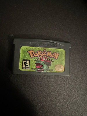 Pokémon Leaf Green game for Game Boy Advance used