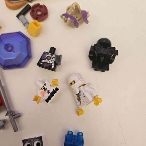 Assorted loose toys used, as shown in photo