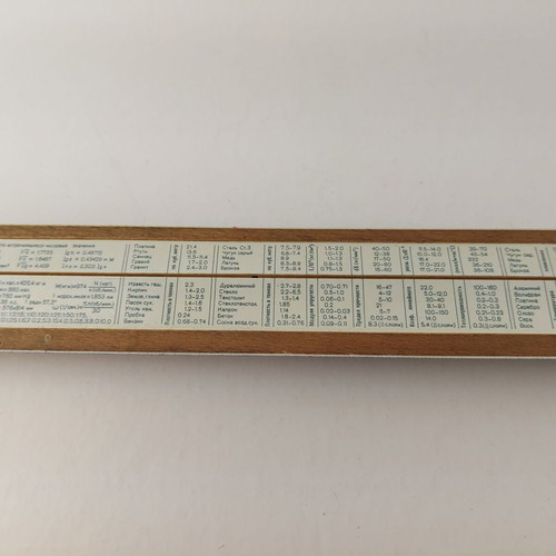 Soviet Russian Engineering Slide Rule Leningrad 1969 used