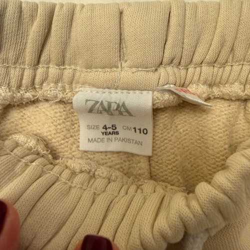 Zara tracksuit for girl 4-5 years 110 cm beige like new