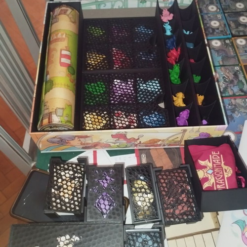 Flamecraft 3D printed insert for board game, custom orders available