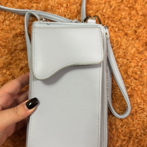 Crossbody bag new, turquoise, fits phone and money