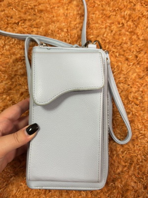Crossbody bag new, turquoise, fits phone and money