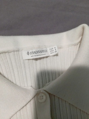 Stradivarius blouse size S, white