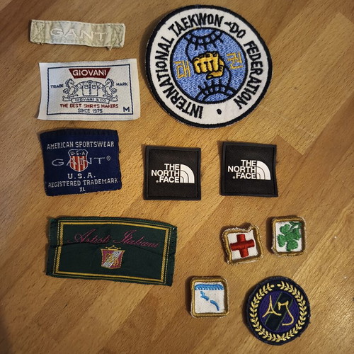 Sewing patches used, pack