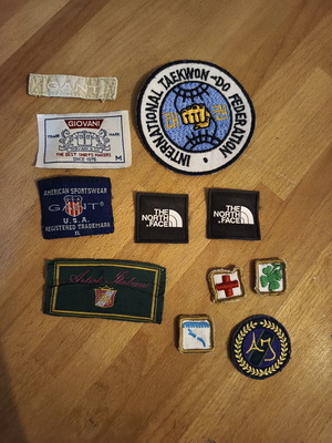 Sewing patches used, pack