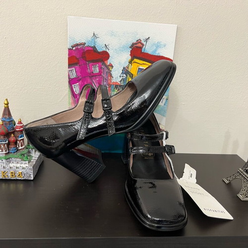 Mary Jane pumps Hispanitas new, leather, size 39, black