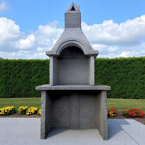Emily Concrete Garden Barbecue new, unpainted