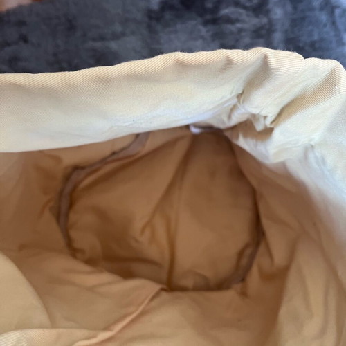 Nobodinoz storage bags cotton pouches beige and black