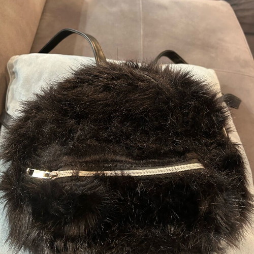Fur bag used without defects