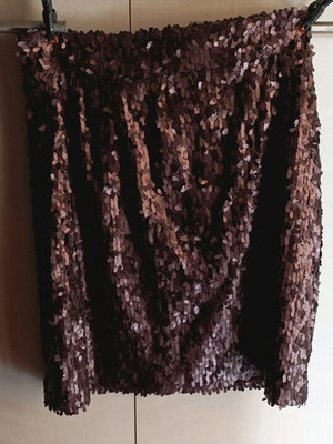 Mix & Match women's skirt new, brown and purple, elegant