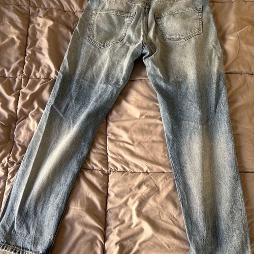 Jean παντελόνι Calvin Klein Jeans σαν καινούργιο με σκισίματα, γραμμή Dad Jean