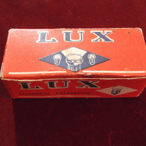 Vintage LUX car bulbs Greek made, like new, pack of 9