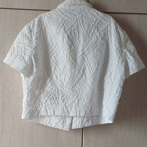 Cropped women's jacket white like new