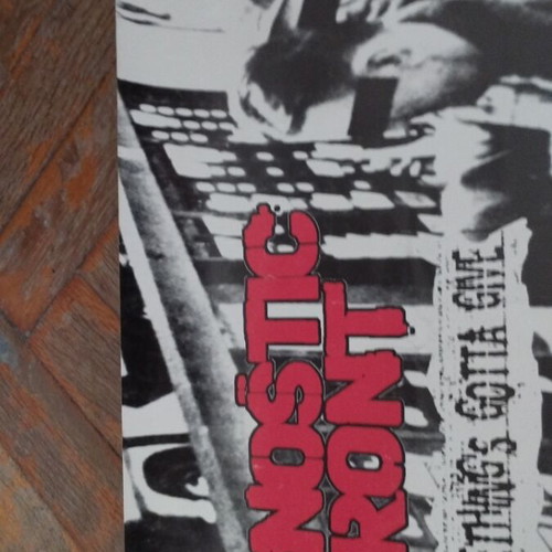 Agnostic Front Something's Gotta Give promo αφίσα μεταχειρισμένη