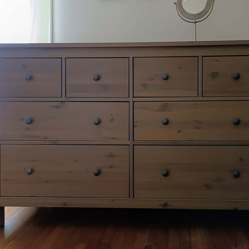 Hemnes dresser with eight drawers used