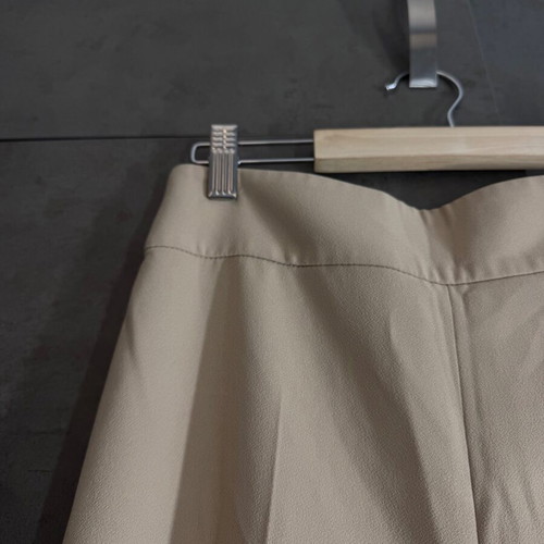 Culotte trousers Zara beige, used, side zipper needs repair, size S