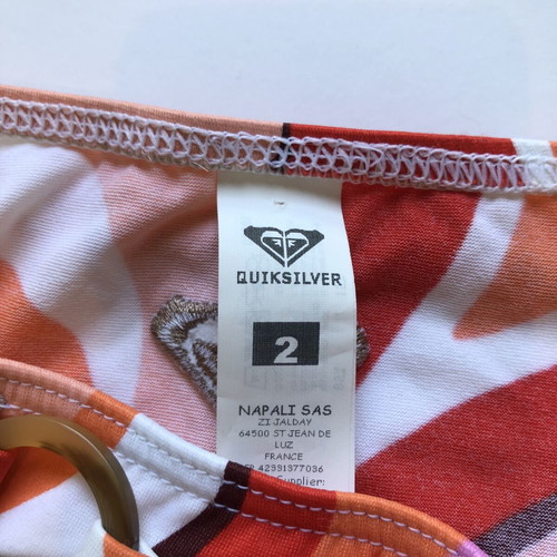 Quiksilver Bikini set size 2 new multicolour