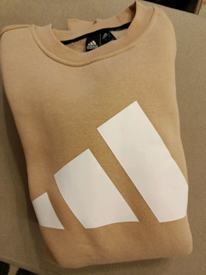 Adidas women's sweatshirt like new, size M, beige pink