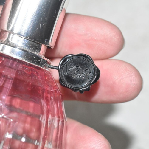Viktor & Rolf Flowerbomb 50ml perfume bottle used, empty