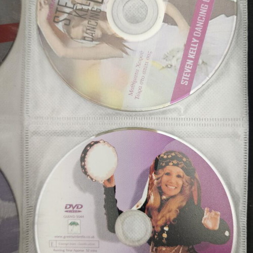 CD with dance lessons used, Zumba included with case