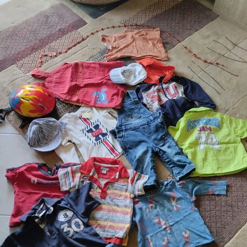 Baby boy clothes used, 13 pieces, 0-2 years, United Colours of Benetton