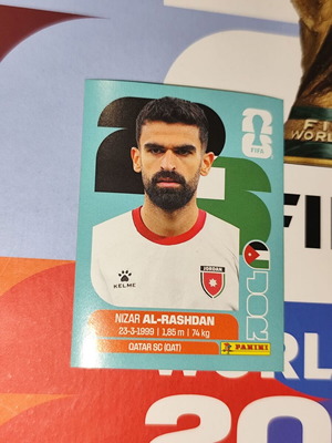 Nizar Al-Rashdan World Cup 2026 Panini sticker