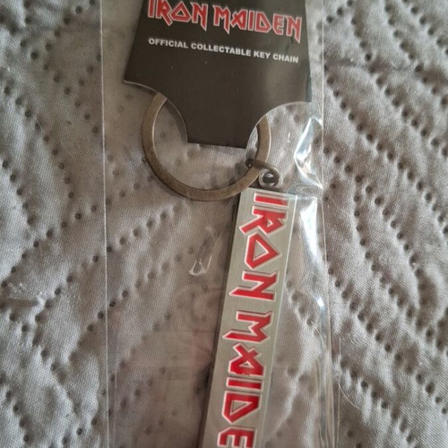 Iron Maiden licensed metal keychain