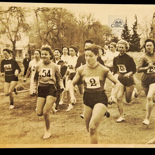 Photo of 1950s Panhellenic Cross Country Championship 1500m Women used