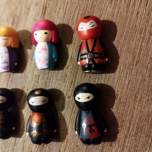 Kimidoll miniatures like new, set of 6 pieces