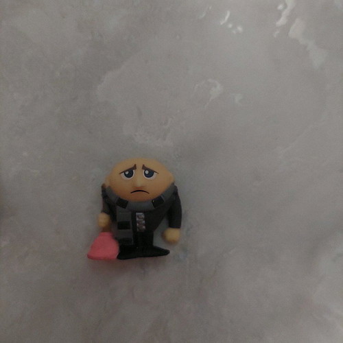Minion rubber figures like new, pack of 5 pieces