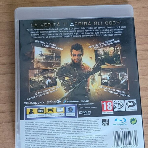 Deus Ex Human Revolution PS3 game, European version