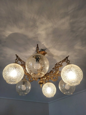 Πολυέλαιος vintage μεταχειρισμένος πλήρως λειτουργικός