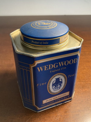 Μεταλλικό κουτί Wedgwood Teas Darjeeling σαν καινούργιο