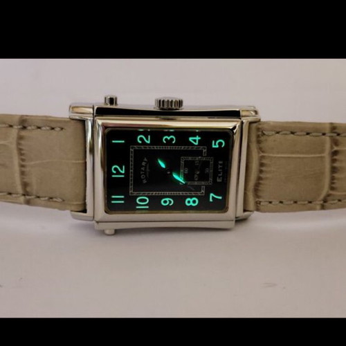 Rotary Elite Reverso new quartz watch with dual time zones