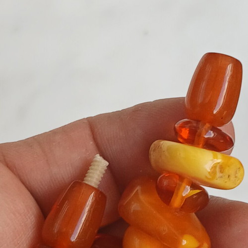 Baltic amber necklace 53 cm, 65 grams