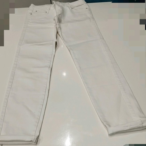 Pack of two white elastic Zara pants like new for 8-9 years old
