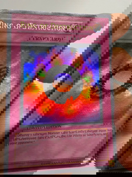 YU-GI-OH Ring of destruction limited edition gold card