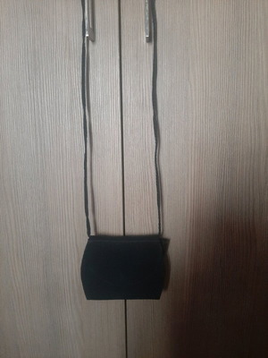 Women's small black bag for outings used